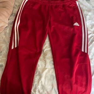 Men’s Adidas Red Sweats
